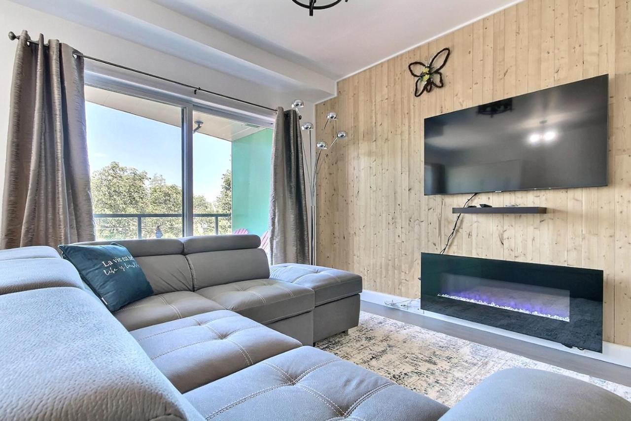 Good Vibes Only -Modern And Spacious 2 Bedroom Condo 4 Beds Free Parking, Gym Квебек Экстерьер фото
